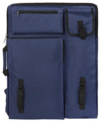YJZQ Wasserdicht Zeichenbrett Rucksack Zeichentasche 4K Zeichentasche Multifunktionale Tragetasche für Zeichenplatten Sketch Board Transporttasche für Malerbedarf Skizzenwerkzeuge Künstler Malerei