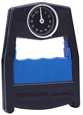 Fugift Hand-Dynamometer mit Griff, Kraftmesser, Kraftmessgerät, 130 kg Kapazität, Kraftmesser, ergonomisches Design