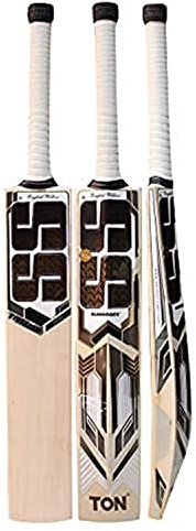 SS Batte de Cricket EW Master 99 5 Grade 7 Anglais en Saule Taille, Boule en Cuir Men's, Beige