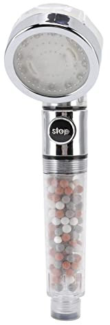 YUMILI LED Shower Head - G1/2 Negative Ion Shower Head 3 Color Changing Temperature Control Handheld Showerhead, LED Color Changing Shower Head