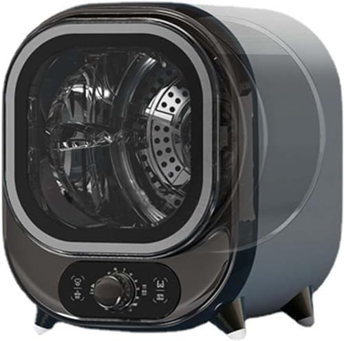 Compact Portable Tumble Dryer - 5kg Vented, Mini Counter Top or Wall Mounted Spin Dryer (Brown)