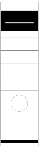 50 Stück Ordner Etiketten Ordner Breit Aufkleber Ordner Rückenschilder Selbstklebend Lang Selbstklebende Ordnerrücken Passend für Standardordner 6,2 x 28,5 cm (50, 6,2 x 28,5 cm)