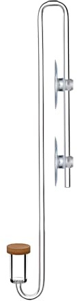 MiOYOOW CO2 Diffuser, Acrylic Aquarium CO2 Atomizer with Integrated Bubble Counter for Aquarium Plant Tank Fish Tank