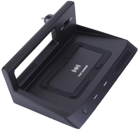 LICHENGTAI Cargador inalámbrico para coche compatible con VW Tiguan (tipo AD1) 2016 – 2021, estación de carga inalámbrica para teléfono móvil, cargadores de coche, cargadores inalámbricos QI