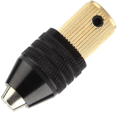 Cosiki Portabrocas Autoajustable Duradero en Miniatura de 0,3-3,4 Mm para Portabrocas Giratorio para Taladro Eléctrico, Accesorios para Mini Taladro Eléctrico para Taladrar, Pulir, Esmerilar, Hecho