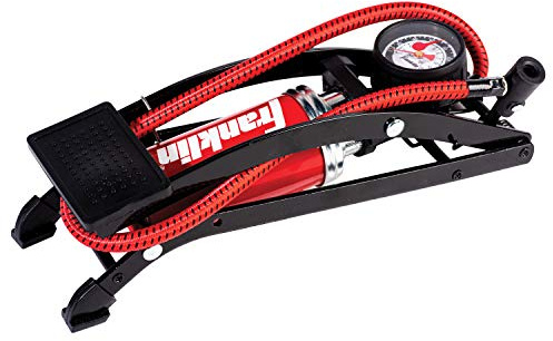 Franklin Sports Air Pump With High-Pressure Foot Pedal for Sports Balls, Bikes, Inflatables and More - Compact and Heavy Duty
