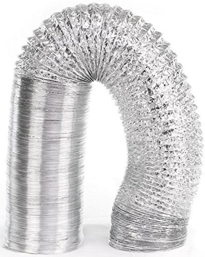 Intelmann Alu-flexslang 10 m Ø 200 mm + 2 slangklämmor i rostfritt stål (80 100 125 150 160 200)