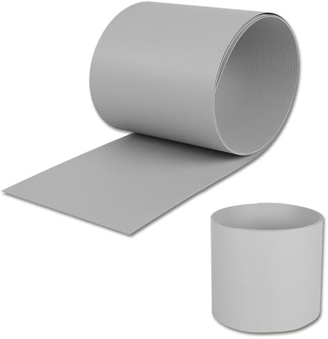 Froadp Fences - 30 strisce frangivista in plastica per recinzioni a doppia asta, per giardino, recinzione a doppia asta (2,5 m x 19 cm, grigio chiaro)