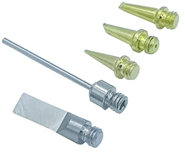5 Pcs Soldering Tips Kit Multifunction Soldering Iron Tips Set Professional Soldering Replacement Tips Kit for Gas Soldering Iron Accessories