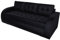 BROMARKT Schlafsofa CORANA - Sofa mit Schlaffunktion und Bettkasten, Bettsofa, Couchgarnitur, Couch, Sofagarnitur, Bett (h85 x t99 x b238 cm, Kronos 7 Schwarz)