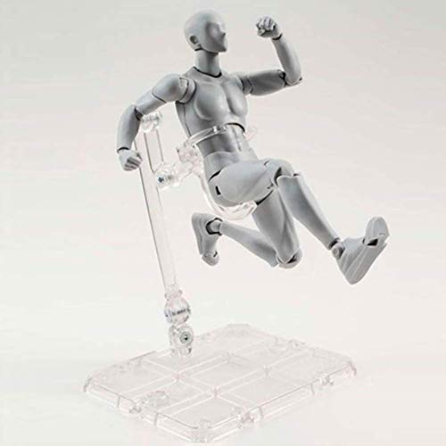 AXITWXIT Body Kun Artist Manikin Figure Model, Drawing Tools, Sketching, Painting, Male (Grey-Body KUN)