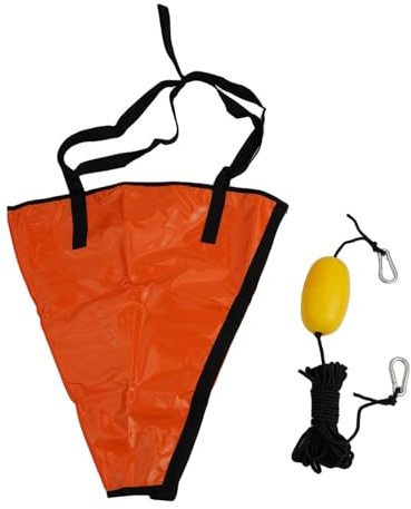 EpheyFIF Ensemble de bouées d'ancrage pour bateau de pêche, sangle renforcée, robuste, compacte et légère, matériau en PVC robuste