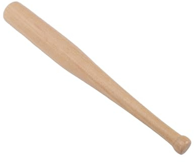 XUMIUZIY Poplar Wood Mini basebollträ, 15 Cm Litet slagträ för Hantverksmålningsprojekt