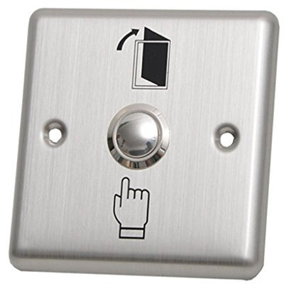 MagiDeal Bouton de Sortie Gâche en Acier Inoxydable Bouton Poussoir de Déverrouillage