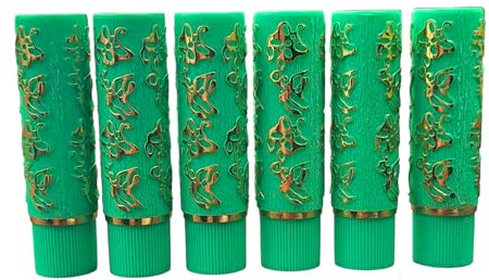 Rouge à lèvres magique hare vert original avec autocollant doré 33 TAIWAN - Pack de 6 unités Classe +