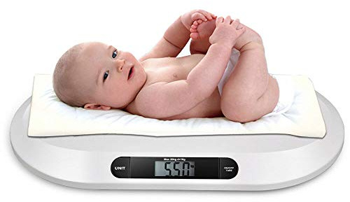 Futchoy Baby Scale 20Kg Digital Baby Scale For Baby Weight Toddler Health Infant Scale ABS Safety Material 2 en 1 Function Also Suitable For Pet