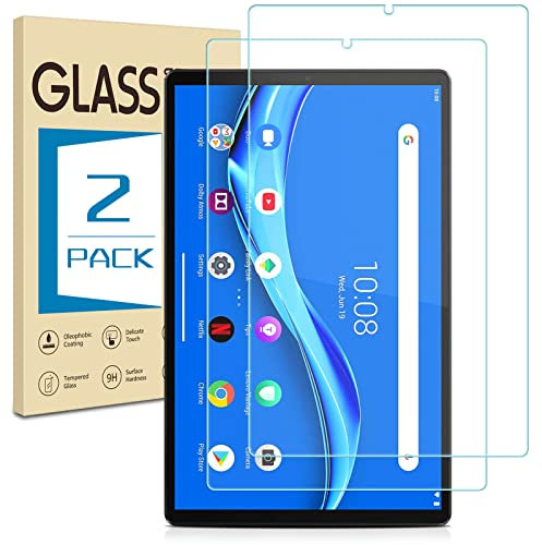 Tentoki [2 Stück Schutzfolie für Lenovo Tab M10 Plus/Lenovo Tab M10 FHD Plus 10.3 Zoll, Anti-Kratzer, High Definition, Bläschenfrei, Einfache Installation, 9H Härte Displayschutz