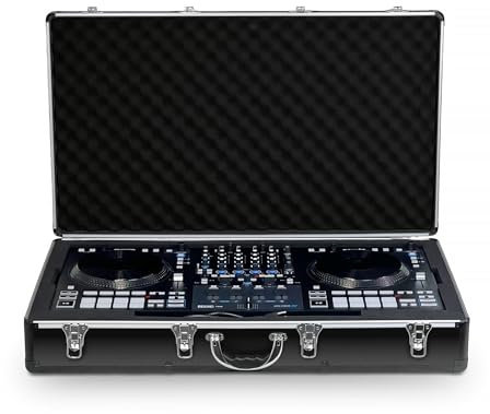 Analog Cases Unison para The Rane Four, Maleta de Transporte para DJ (Maleta de Transporte Ligera y Resistente, máxima protección, Maleta para DJ con Mucho Espacio de Almacenamiento), Negra