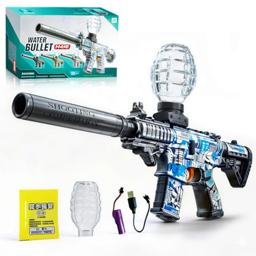 Gel Blaster, juguete eléctrico con bolas de resina y gafas de protección, cumpleaños, fiestas, Pascua, juegos de equipo y adultos, descubre la tensión