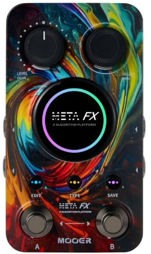 MOOER Meta FX Stereo Reverb, Delay and Modulation 3-in-1 Effects Pedal