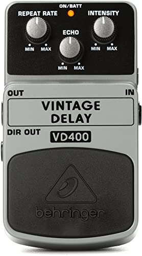 Best Price Square Guitar Pedal, Vintage DELAY VD400 by BEHRINGER