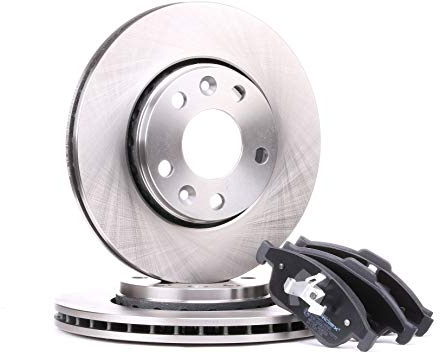 RIDEX 3405B0228 Serie/Kit Kit dischi e pastiglie Anteriore senza accessori con lamierino anticigolío per VW Golf VII Hatchback (5G1, BQ1, BE1, BE2)
