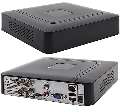 4 Canali 4CH Sicurezza CCTV AHd CVI/TVI/DVr NVR 5 in 1 Videoregistratore in Tempo Reale 100-240V (Norma europea 100-240 V)