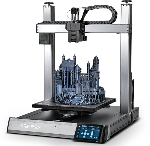 Sovol T300 3D Printer Max Speed up to 600mm/s, Klipper Firmware 300℃ All-in-one Hotend 30s Preheat Time 81-Point Auto Leveling 95% Pre-Assembly All Metal Body 11.8 * 11.8 * 13.8in