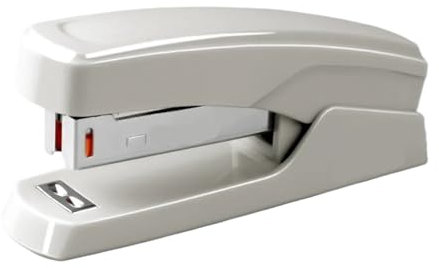 Häftapparat handverktyg arbetsbesparande häftapparat bärbara häftverktyg häftapparater för skrivbord metall grå/svart pappershäftningsmaskin (färg: grå)