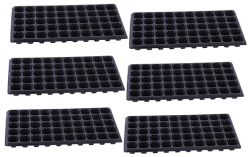 YARNOW 6pièces Plateau de Germination Multi-alvéoles Unités Plaques de Culture pour Plantes Démarrage Facile pour Pépinière