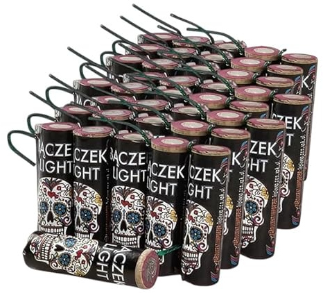 ZENDA CLUB® Pack 72 Pétards Spinners Lumineux Silencieux – Effets Rouge, Vert, Jaune – Spectacle sans Bruit pour Mariage, Anniversaire, Fête - Toupies Pyrotechniques CE F1