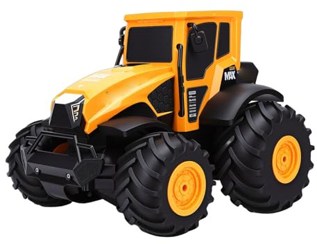 Srliya Tractor de Juguete con Control Remoto para Niños, Camión RC Eléctrico de 2,4 GHz, Todo Terreno, Vehículo Agrícola Todoterreno