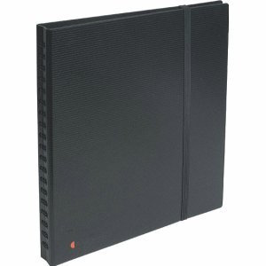 Exacompta Visitenkartenbuch Exacard 250x265x28mm bis 320 Karten schwarz