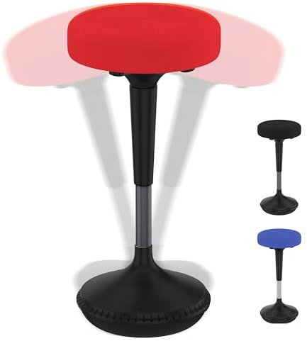 Wobble Stool Standing Desk, Flexible Seating Adjustable Office Ergonomic Seating, Wobble Stools for Alternative Classroom Seating, Active ADHD Chair, Wiggle Chairs