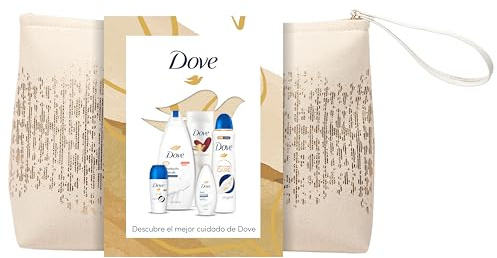Dove Neceser Mujer Set Regalo Cuidado e Hidratación para tu piel 5 productos