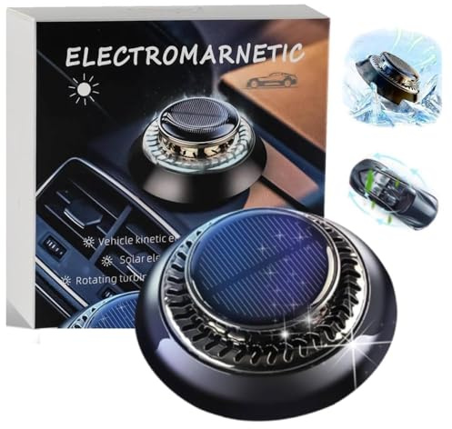 Pipihome Electromagnetic Car Deicer, Deicer Car Windscreen Spray for Snow Removal Device, Solar Cars Defroster Anti Freeze Device, Fast & Efficient Cars Heater