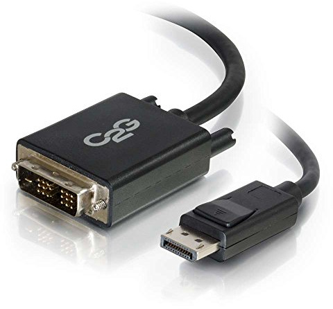 C2G 2m DisplayPort-Stecker auf Single Link DVI-D-Stecker Adapterkabel - Schwarz