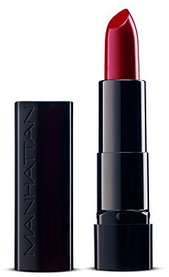 Manhattan All In One Lippenstift, Schimmernder Lipstick für langanhaltenden Glanz & intensive Farbe, Farbe Bite My Lip 660, 1 x 4,5g