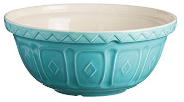 Mason Cash Farbe Mix türkis S24 splitterresistentes Steingut 24 cm, 2 Liter