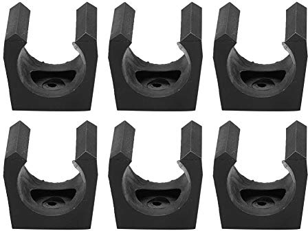 Billard Halter, 6pcs Kunststoff Snooker Queue Lokalisierung Clip für Billard Queue-Sticks
