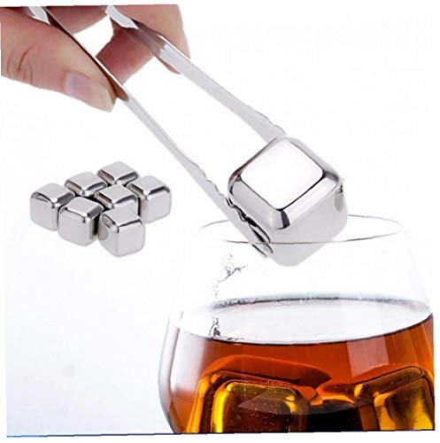 Acciaio Inossidabile Pietra del Whisky Ice Cubes Bar KTV Forniture Wiskey/Vino/Birra Dispositivo di Raffreddamento del Ghiaccio Rocce Pietre del Whisky
