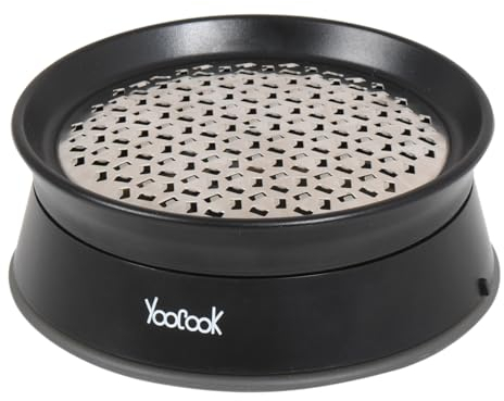 Yoocook - Twister Râpe-Zesteur - Râpe les Épices - Zeste les Agrumes - Grille à Picots Pour une Texture Optimale - Réceptacle + Glissière Pratiques pour Récupérer Toute la Matière - Entretien Facile