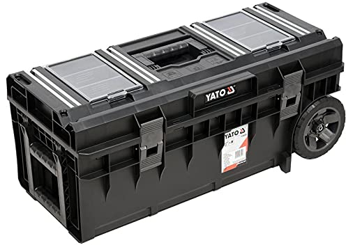 Werkzeugkasten auf Rädern Werkzeugbox Werkzeug Kiste leer robust Handwerkerkiste 793x385x322 mm