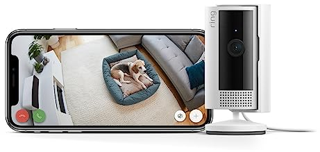 Ring Indoor Camera (2nd Gen) | Plug-In Pet Security Camera | 1080p HD, Two-Way Talk, Wifi, Privacy Cover, DIY | alternative to CCTV system | 30-day free trial of Ring Home