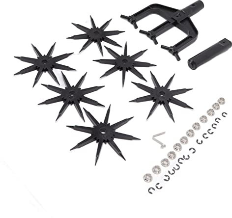 HOHXFYP Coltivatore Manuale,Scarificatore per Terreno da Giardino in Materiale ABS da 18,9 Once,da Applicare All'Allentamento e Alla Lavorazione Del Terreno