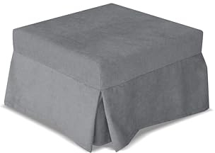 Nuvole di Sonno - Puf cama reversible con colchón de Waterfoam de 11 cm de alto, tejido extraíble y lavable, red ortopédica plegable, ahorra espacio para dormitorio y salón, diseño moderno fabricado