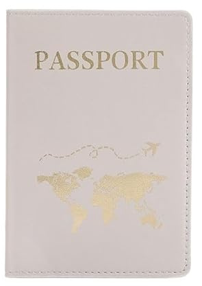 Housse De Passeport En Cuir Synthétique - Porte-étiquette De Bagage - Organisateur De Protection Pour Mariage, Couple, Voyage, Cadeau Pour Femme, Violet