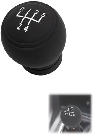 CULEB Funda Pomo Cambios Marcha Coche, Silicona Cubierta de Perilla de Palanca de 5 Marchas, Pomo Palanca de Cambios, Universal Funda dePomo de Palanca de Cambios Suave Antideslizante (Estilo B)
