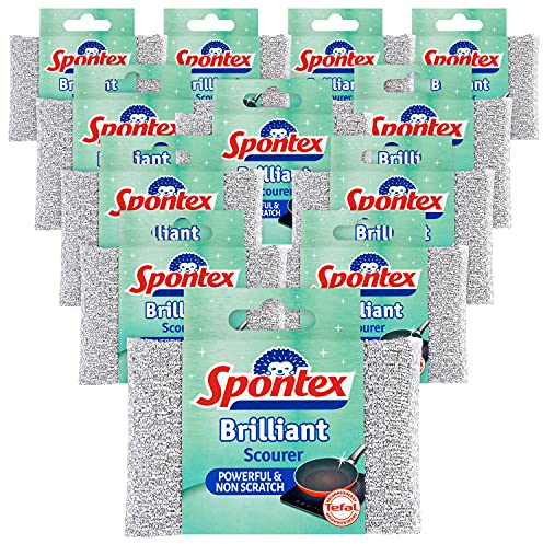 Spontex Brilliant Scourer (Pack of 12)
