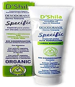 Desodorante Crema Tubo(Verde-Blanco) 50Ml. Shila.